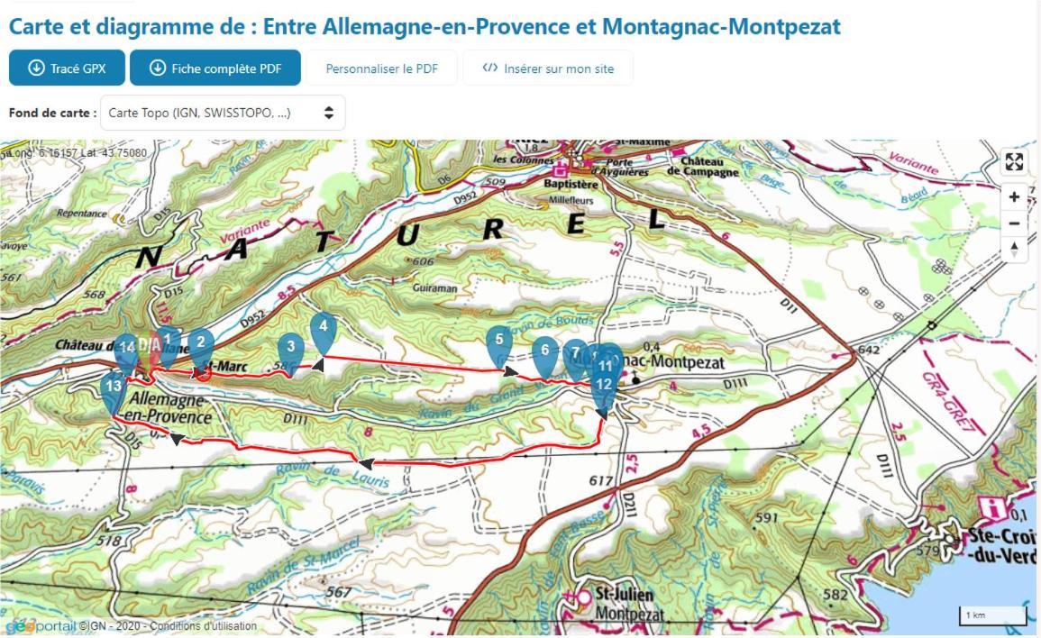 Gite Avec Terrasse Privee Proche Des Gorges Du Verdon Allemagne-en-Provence Ngoại thất bức ảnh